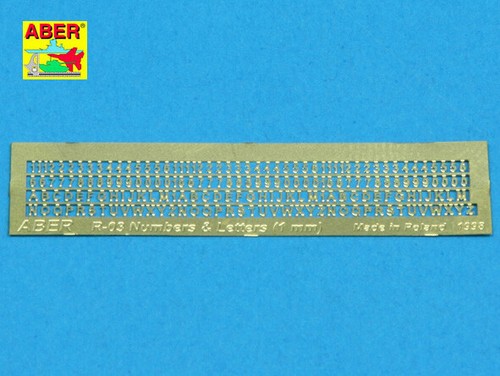 Mw22 aber models r03 - letters, &