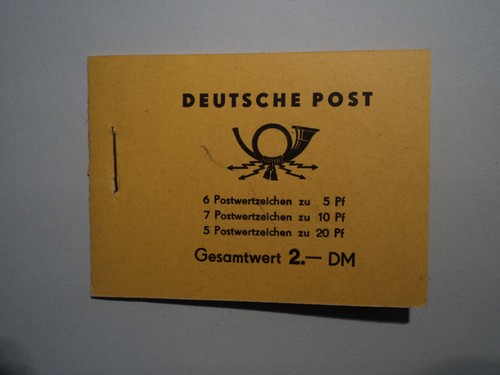 Ddr markenheftchen 1 - ddr,